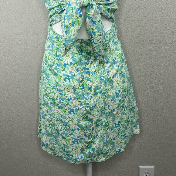 Faithfull the Brand Gaia Sleeveless Mini Dress Varenna Floral Print 4/Medium NWT - Picture 11 of 15
